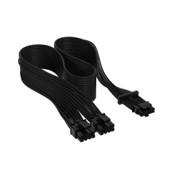 Corsair Premium Individually Sleeved PCIe Gen 5 12VHPWR 600W cable, Type 4 Power Cable Corsair Premium Individually Sleeved PCIe Gen 5 12VHPWR 600W cable, Type 4 Power Cable