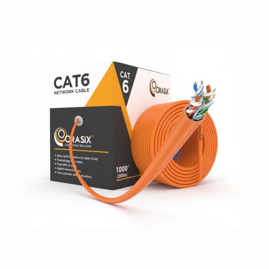 Orasix Cat6 305 Meter Indoor Network Cable  Orasix Cat6 305 Meter Indoor Network Cable