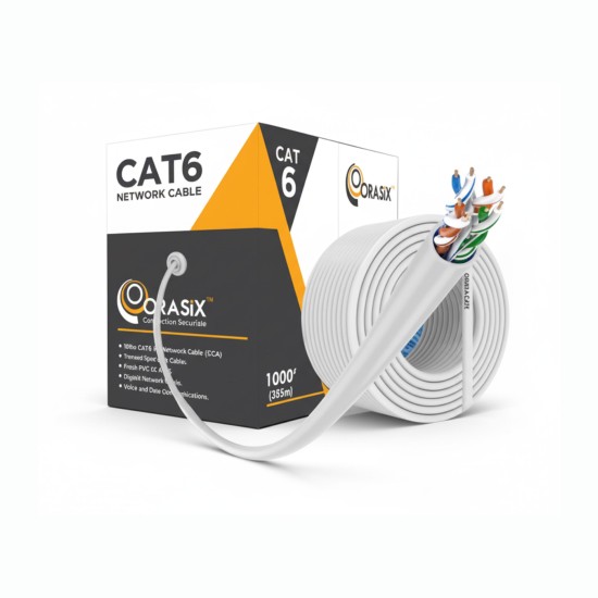 Orasix Cat6 305 Meter Indoor Network Cable  Orasix Cat6 305 Meter Indoor Network Cable