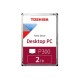 Toshiba P300 2TB 3.5" SATA 7200 RPM Internal Desktop HDD