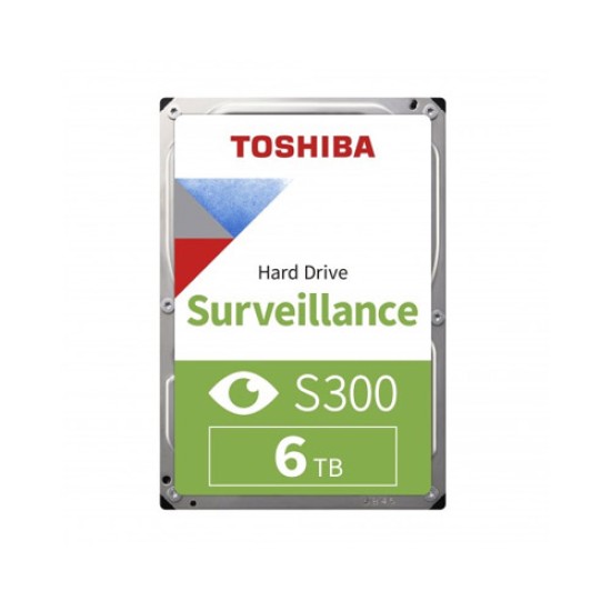 Toshiba S300 6TB 5400rpm 3.5 Inch Surveillance Hard Drive