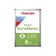 Toshiba S300 6TB 5400rpm 3.5 Inch Surveillance Hard Drive