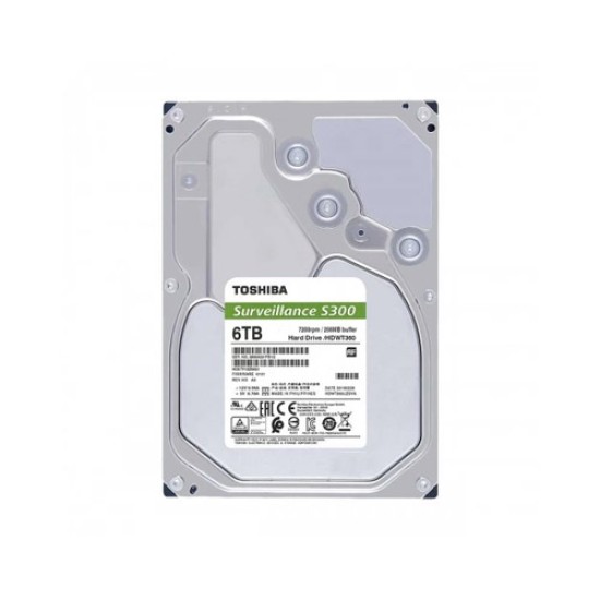 Toshiba S300 6TB 5400rpm 3.5 Inch Surveillance Hard Drive
