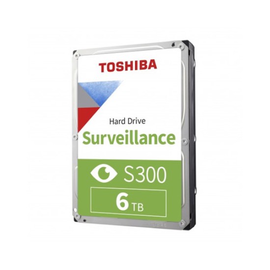 Toshiba S300 6TB 5400rpm 3.5 Inch Surveillance Hard Drive