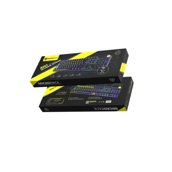 MICROPACK GK-30 ARES MECHANICAL RGB GAMING KEYBOARD 