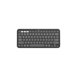 Logitech Pebble Keys 2 K380S Bluetooth Multi Device Tonal Graphite Keyboard