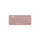 Logitech Pebble Keys 2 K380S Bluetooth Multi Device Tonal Rose Keyboard