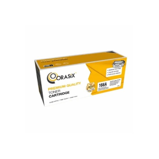 Orasix 166A Premium Black Laser Jet Toner Cartridge With Chip