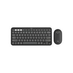 Logitech Pebble 2 Tonal Graphite Wireless Keyboard & Mouse Combo 