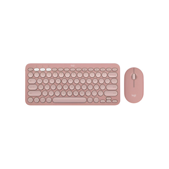 Logitech Pebble 2 Tonal Rose Wireless Keyboard & Mouse Combo