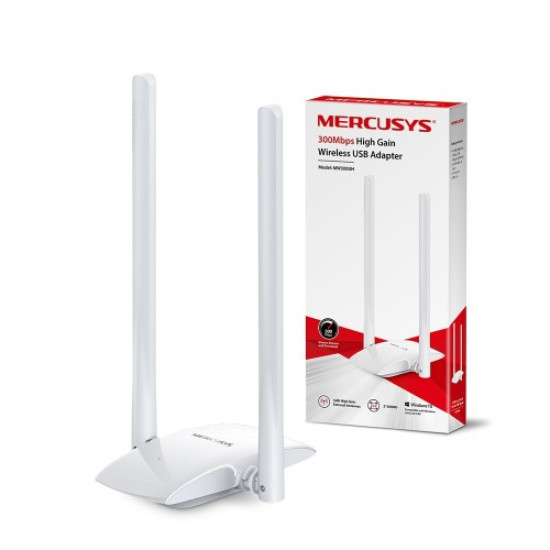 Mercusys MW300UH 300Mbps High Gain Wifi USB Lan Card