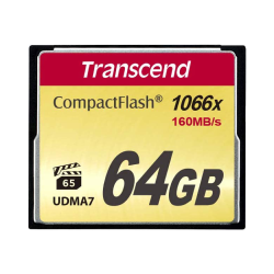 Transcend 64GB CompactFlash 1000x Memory Card 