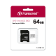 Transcend 64GB 300S Micro SD UHS-I U1 Memory Card with Adapter 