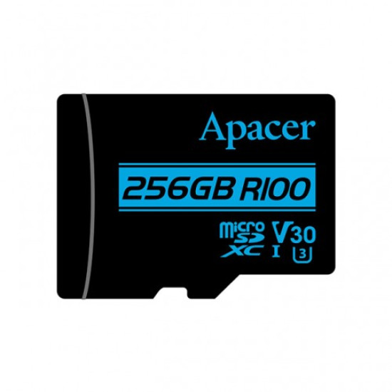 Apacer V30 R100 256GB UHS-I U3 Class-10 Memory Card with Adapter
