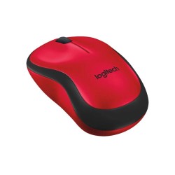 Logitech M221 Silent Wireless Mouse (Red)