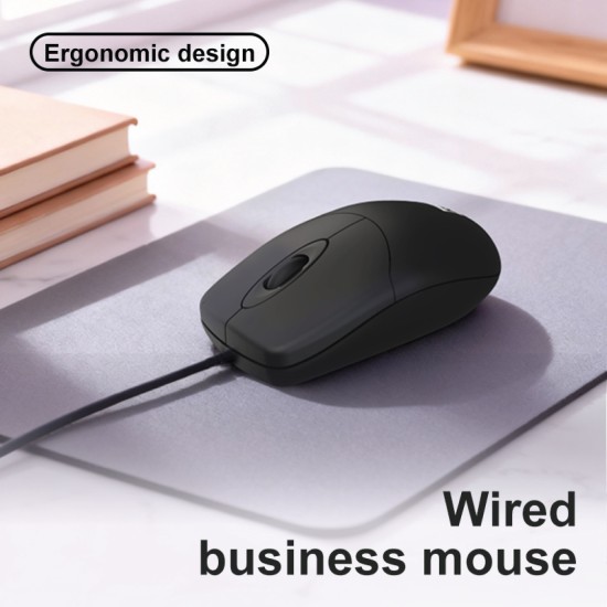 R8 1655 Wired USB Office Mouse