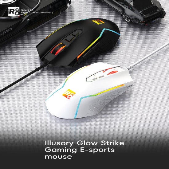 R8 G203 RGB Wired Gaming Mouse