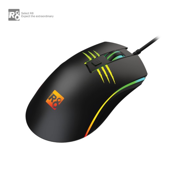 R8 G204 RGB Wired Gaming Mouse