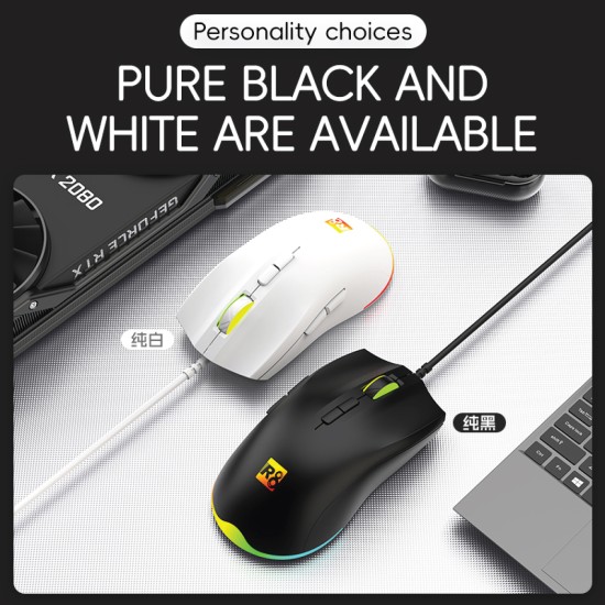R8 G208 RGB Wired Gaming Mouse