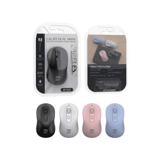 R8 G410 2.4G+BT 4D WIRELESS MOUSE