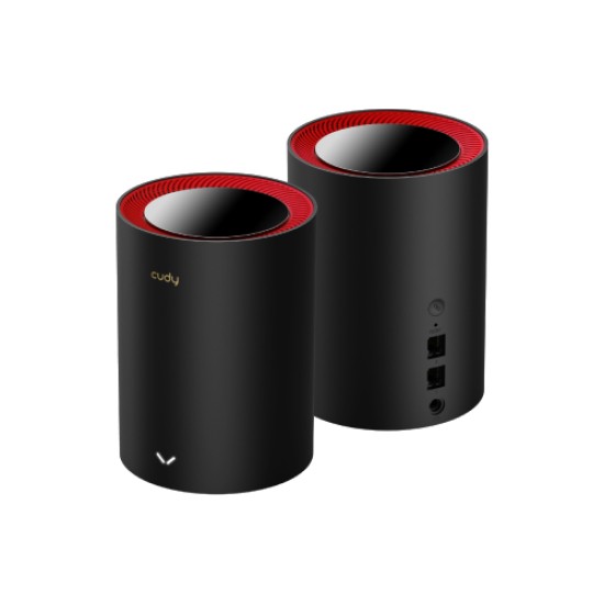 CUDY M3000 2-Pack AX3000 Dual Band Wi-Fi 6 Mesh System Router