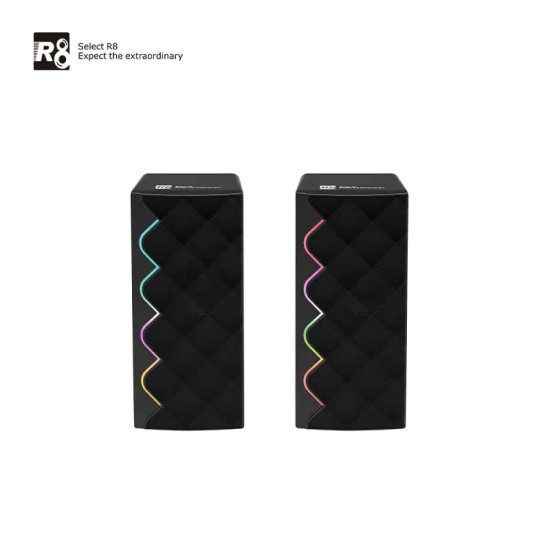 R8 SP-12 WIRED GLOWING DIGITAL SPEAKER