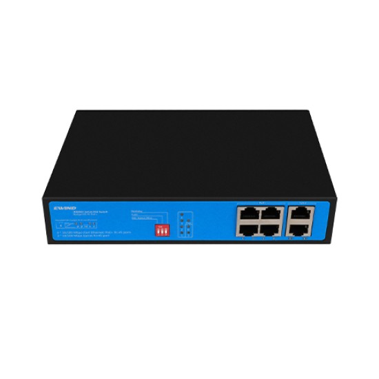 EWIND EW-S1506CF-AP 6 PORTS POE SWITCH WITH BUILD-IN POWER SUPPLY EWIND EW-S1506CF-AP 6 PORTS POE SWITCH WITH BUILD-IN POWER SUPPLY
