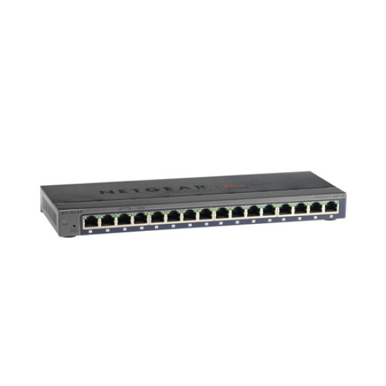 NETGEAR GS116E 16-Port Gigabit Ethernet Plus Switch