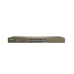 Tenda TEF1218P 16-Port 10/100Mbps + 2 Gigabit Smart PoE Switch Tenda TEF1218P 16-Port 10/100Mbps + 2 Gigabit Smart PoE Switch