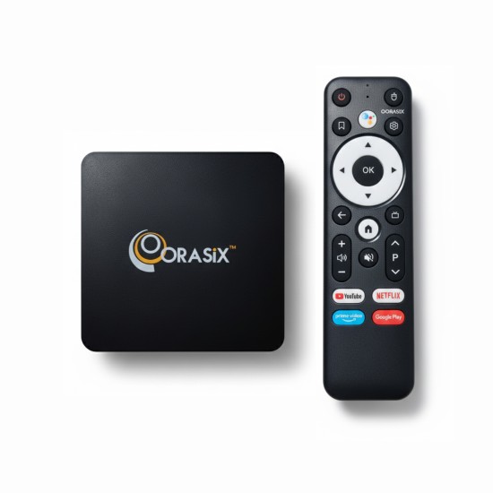 ORASIX RK3518 (2+16) 4K Ultra-HD Google TV Box (2GB RAM 16GB ROM)