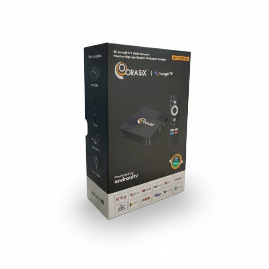 ORASIX RK3518 (2+16) 4K Ultra-HD Google TV Box (2GB RAM 16GB ROM)